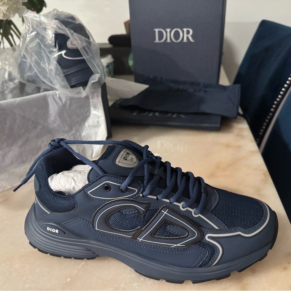 Dior Men's Dark Blue Sneakers